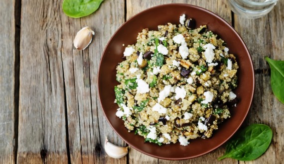 quinoa spinach salad