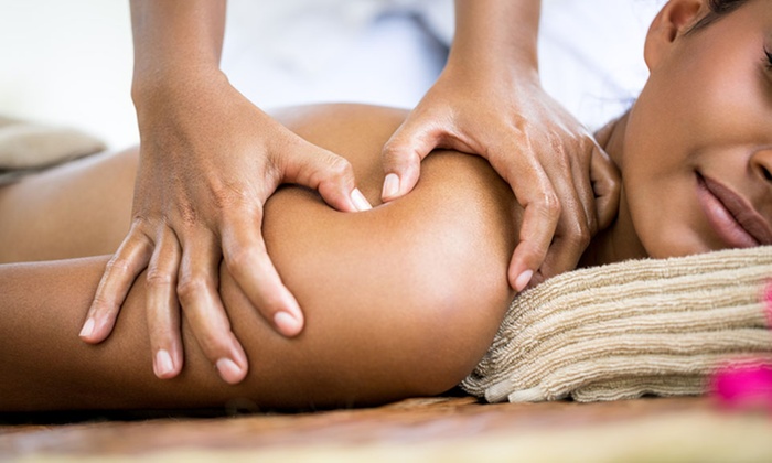 Woman having a massage